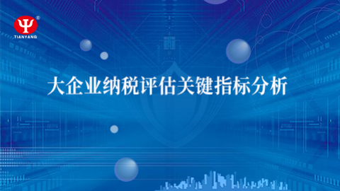 大企業(yè)納稅評估關鍵指標分析 